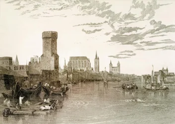 Cologne vue du fleuve