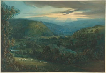Aube dans les vallées du Devon