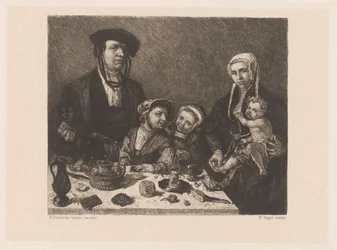 Portrait de Pieter Jan Foppesz. et Alijdt van Beresteyn avec leurs enfants