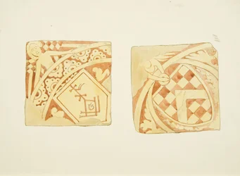 Carreaux découverts dans l