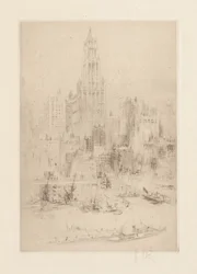Centre-ville de Manhattan depuis l