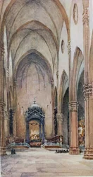 Bologne. Intérieur de S. Petronio
