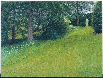 Jardin, jour gris, 2003