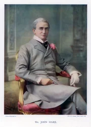 Sir John Hare, acteur anglais et directeur du Garrick Theatre, 1901