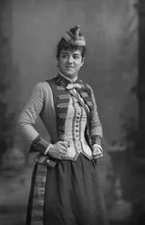 Zelie de Lussan 1861-1949, mezzo-soprano américaine, 1893