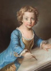 Lord Algernon Percy, futur comte de Beverley (dessin au pastel)