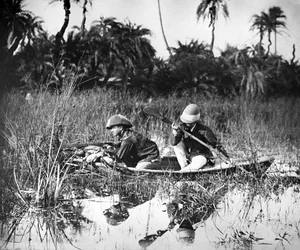 Chasse au canard en Inde, c.1878