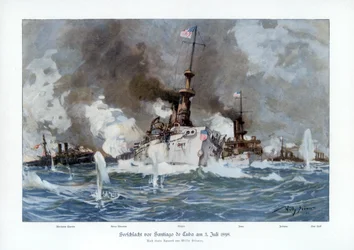 Bataille de Santiago de Cuba, 3 juillet 1898 1900