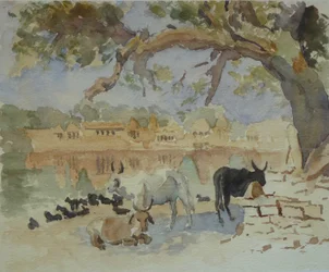 Jaisalmer - Gadi Sagar (croquis)