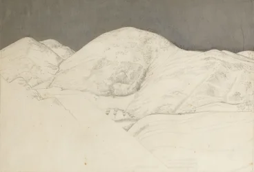Étude de paysage pour Santisima Trinita, vers 1924