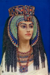 Tiy, reine égyptienne ancienne de la 18ème dynastie, 14ème siècle av. J.-C. 1926