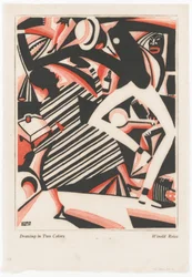 Dessin en deux couleurs, ou Interprétation du Harlem Jazz I