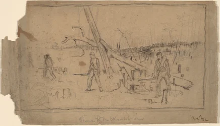 Avancée de la ligne de tirailleurs