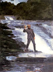 Un pêcheur à la ligne, 1874