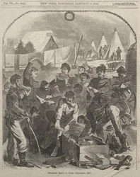 Coffrets de Noël au camp - Noël 1861