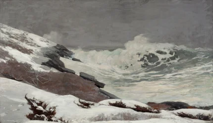 Côte en hiver, 1892