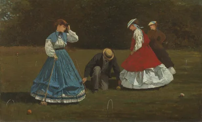 Scène de croquet, 1866