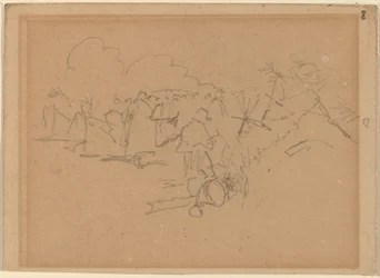 Fin de la Marche [recto], 1862