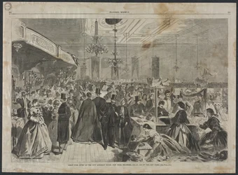 Grande Foire donnée aux City Assembly Rooms, New York, décembre 1861