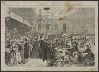 Grande foire donnée dans les salles d
