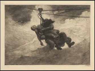 Life Line, 1884, probablement imprimé c.1940