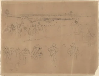 Alignements et tranchées [recto], 1864