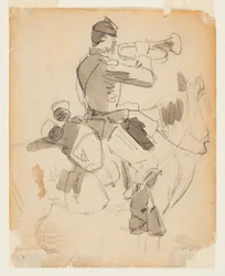 Trompette monté