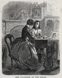 Mme Otcheson au piano