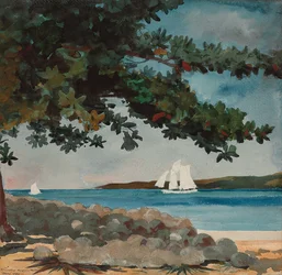 Nassau : Eau et voilier, 1899