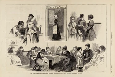 New York Charities--St. Barnabas House, extrait de Harper