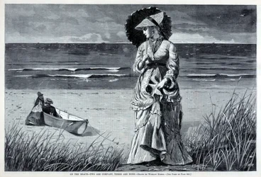 On the Beach--Two are Company, Three are None, tiré de Harper