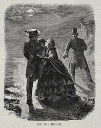 Sur la plage, 1860