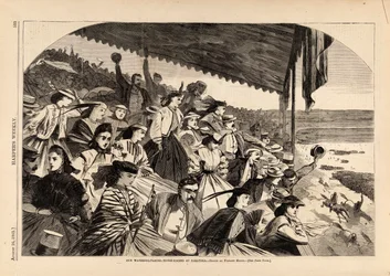 Our Watering Places--Horse-racing at Saratoga, tiré de Harper