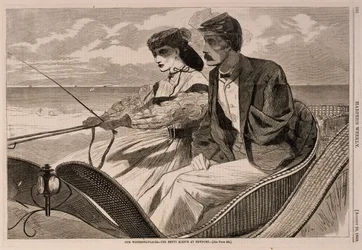 Our Watering Places--The Empty Sleeve at Newport, tiré de Harper