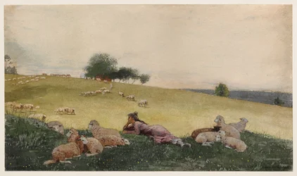Bergère de la ferme Houghton