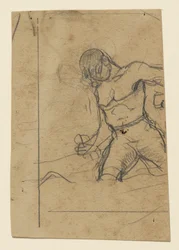 Homme debout (étude pour Ressac)