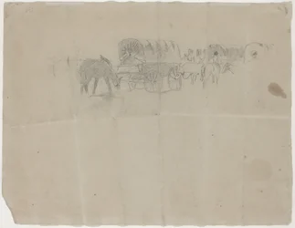 Train de ravitaillement et mules [verso]