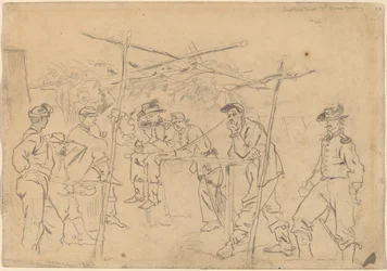 Tente du vivandier, 3e cavalerie de Pennsylvanie (recto)