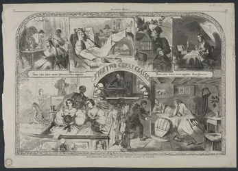 Jour de Thanksgiving, 1860 - Les Deux Grandes Classes de la Société, 1860