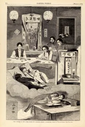 Les Chinois à New York - Scène dans un club-house de la rue Baxter, tiré de Harper