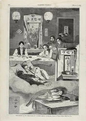 Les Chinois à New York - Scène dans un club-house de la rue Baxter