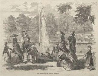 La fontaine du Boston Common
