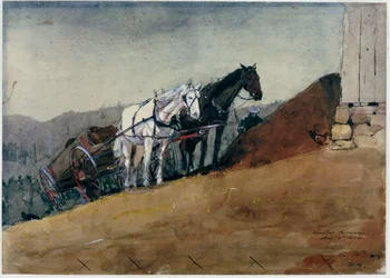 La Grange au sommet de la colline - Ferme Houghton