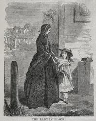 La dame en noir, 1860