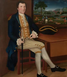 Capitaine Samuel Chandler, vers 1780 (huile sur toile)