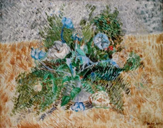 Fleurs bleues