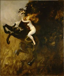Frénésie (huile sur toile)