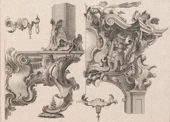 Suggestion pour la décoration du coin inférieur droit et du coin supérieur droit d