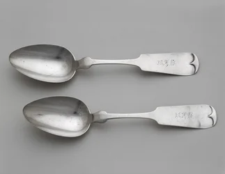 Cuillères à dessert, c. 1860-1870