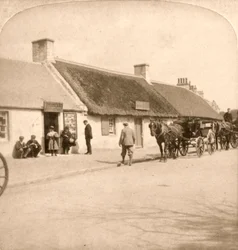 Le lieu de naissance de Robert Burns, Ayr, Écosse, 1896